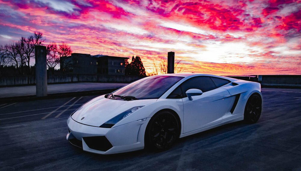 FTA Detailing Lamborghini Exterior Sunset