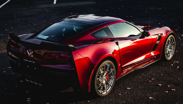 FTA Detailing Corvette Maroon Behind