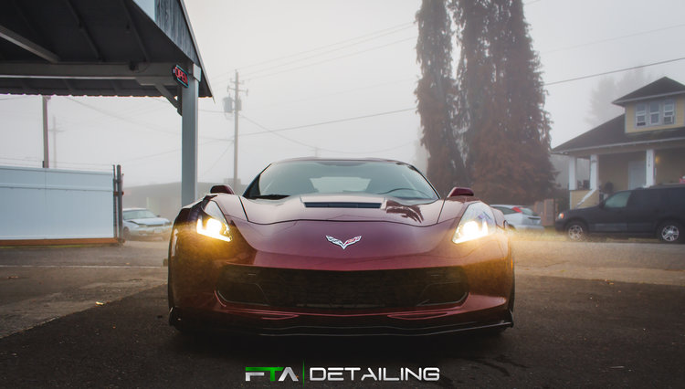 FTA Detailing Corvette Maroon Fog
