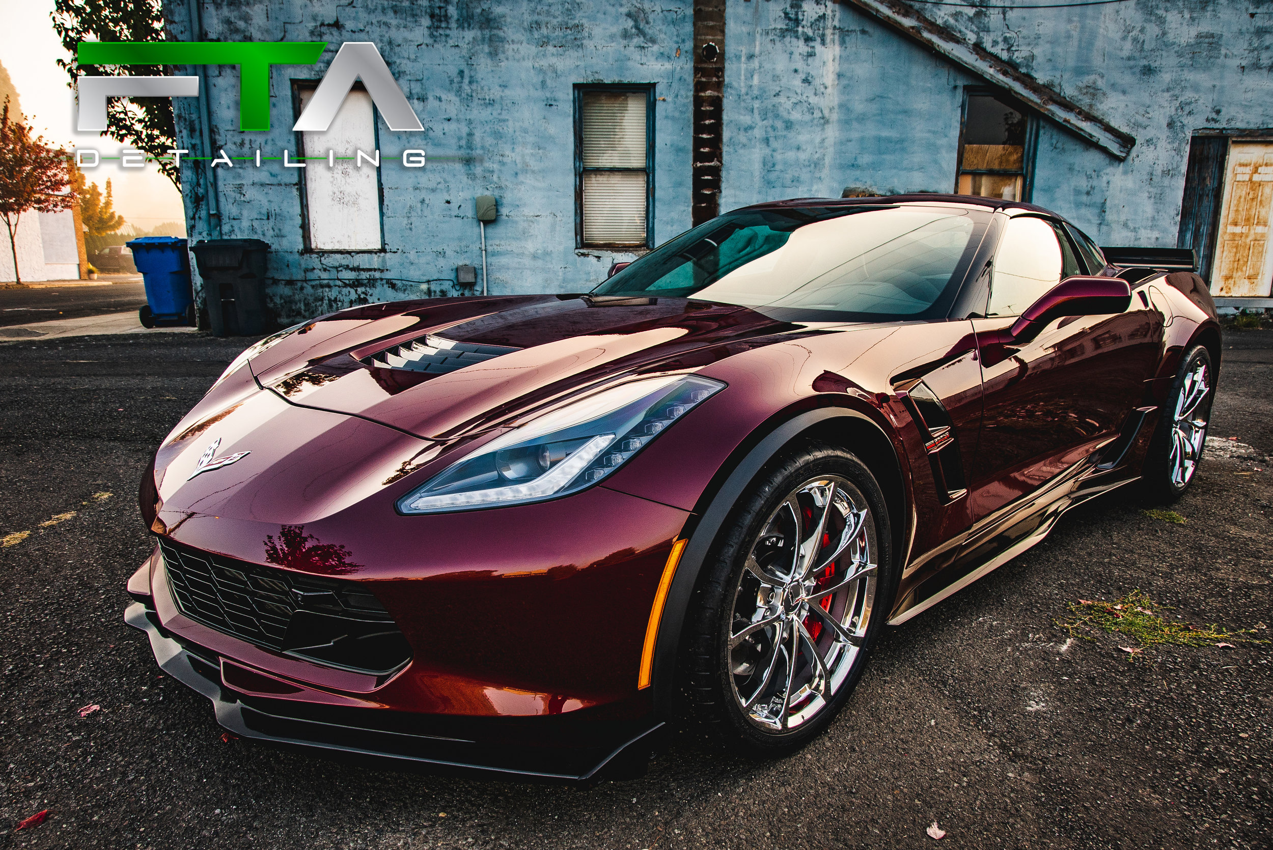 FTA Detailing Corvette Maroon Large