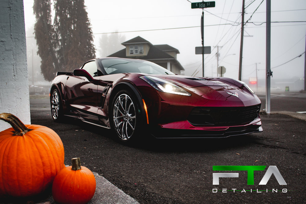 FTA Detailing Corvette Maroon Pumpkins